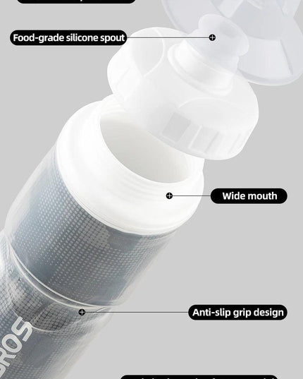 ROCKBROS Cycling Insulated Water Bottle 750ml PP5 Material Outdoor Sports Fitness Running Riding Camping Hiking Portable Kettle
