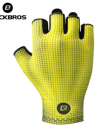ROCKBROS Summer Cycling Gloves Half Finger Bicycle Gloves Mtb Road Breathable Bike Gloves High Elasticity Short Finger Gloves