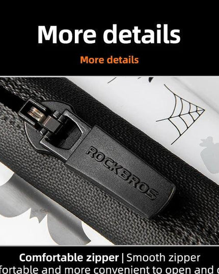 ROCKBROS Bicycle Trunk Bags 1L Hard Shell Bicycle Top Tube Bag MTB Road Bike Tools Storage Package Fashion Bicycle Accessories