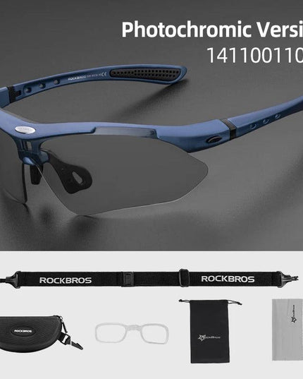 ROCKBROS Polarized Glasses UV Protection Goggles Eyewear Photochromic Bicycle Sunglasses Motorcycle Sports Outdoor Glasses