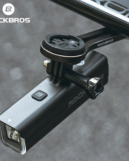 ROCKBROS Bike Light 1500LM/1000LM Aluminum Alloy Type-C Charging Smart Front Lights Hanging Version LED Lamp Cycling Headlights