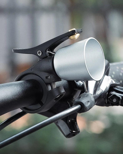 ROCKBROS Bicycle Brass Bell Cover Nylon Stainless Steel Screw High Decibel Clear Ring MTB Road Bike Retro Bell Bike Accessories