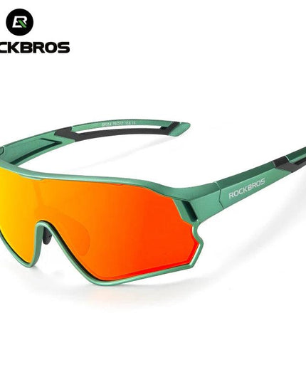 ROCKBROS Child Photochromic Polarized Sunglasses Bicycle Eyewear UV400 Kids Bike Goggles Protection Classic Windproof Glasses