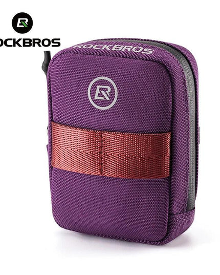 ROCKBROS Mini Bicycle Saddle Bag Lightweight Small 0.35L Bike Bag Portable Multi function Hand Bags Cycling Bag Bike Accessories
