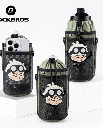 ROCKBROS Bicycle Bag 1L Portable Front Bag LightWeight Kettle Handlebar Bag Water Bottle Carrier Cycling Bag Large Capacity
