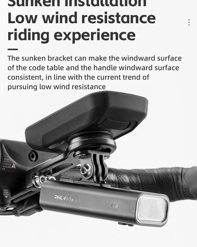 ROCKBROS Bracket for Giant TCR Road Bike PCR Bicycle Light Holder Aluminum Alloy for Garmin/Bryton/Wahoo Mount Computer Bracket