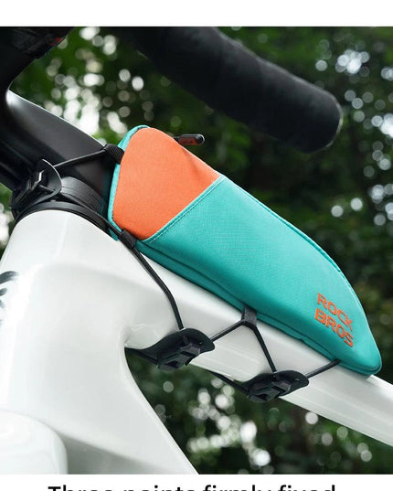 ROCKBROS Bicycle Bag Ultralight Top Front Tube Frame  Bag Large Capacity Reflective Portable Bike Bag Cycling Pannier Bag