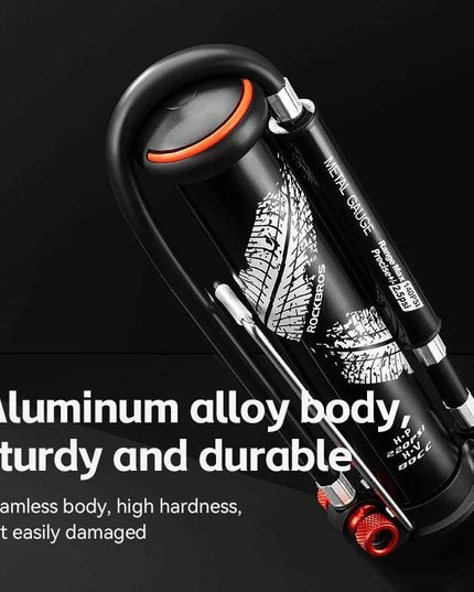 ROCKBROS Bicycle Pump 220PSI Mini Hand Air Pump Tire Inflator Schrader Presta Portable AV/FV MTB Bike Road Bike Accessories