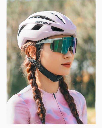 ROCKBROS Cycling Helmet Men Women Bicycle Helmet Intergrally-molded Adjustable MTB Road Thickened Sport Safe Hat Bike Helmet