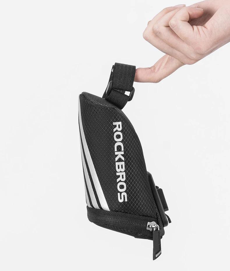 ROCKBROS Bike Bag Portable Reflective Saddle Bag Tail Seatpost Nylon Bicycle Bag MTB Road Bike Bag Panniers Bicycle Accessories