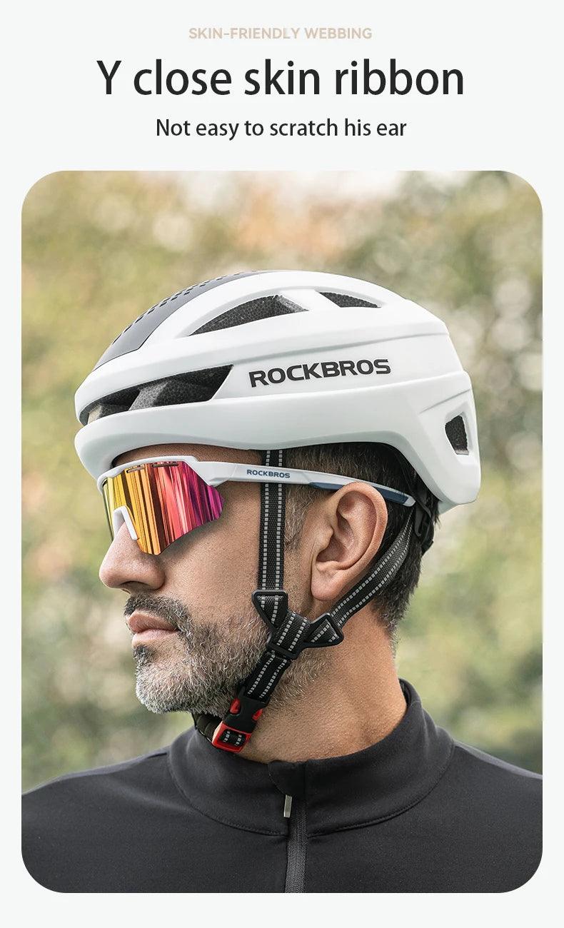 ROCKBROS Magnetic Suction Shell Helmets Safe Breathable Cycling Rock Climbing Skateboarding Roller Skating Men Women Bike Helmet