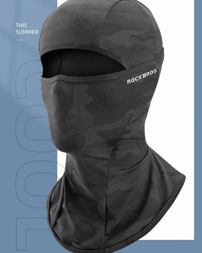 ROCKBROS Full Face Mask UV Sun Protection Cycling Mask Summer Balaclava Hat Bike Scarf Breathable Outdoor Motorcycle Face Masks