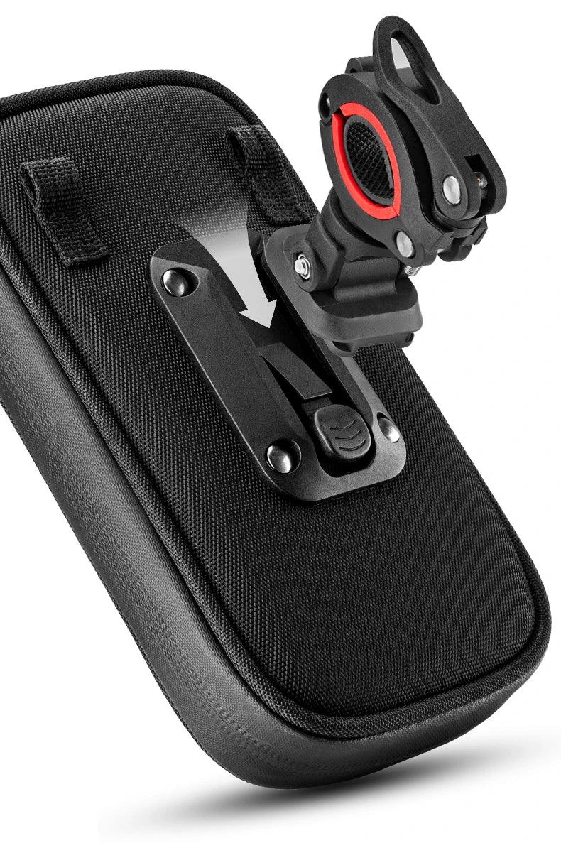 ROCKBROS Phone Bag Stand 270° Rotatable Waterproof Case Handlebar Stand Case Mount Scooter Bicycle Phone Bag Cycling Accessory