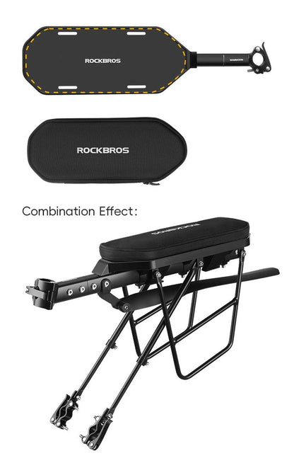 ROCKBROS Multifunctional Rear Seat Bag Universal Saddle Bag Back Rack 5L Capacity Seat Bag Expandable Cycling Luggage Trunk Bags