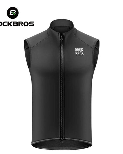 ROCKBROS Winter Cycling Vest Lightweight Windproof Fleece Warm Vest for Men Women Outdoor Sports Thermal Clothing Runring ﻿