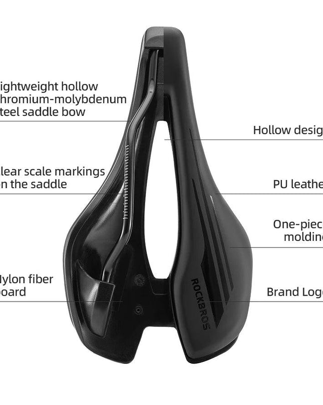 ROCKBROS Bicycle Saddle Ultralight Hollow Comfortable Saddle Breathable MTB Road bike Shockproof Sports Cycling Seat Lightweight