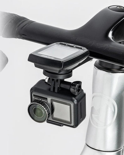 ROCKBROS Nylon Bicycle Speedometer Holder Integrated Handlebar Mount for Gopro Mount Bike Computer Stopwatch Light Mount