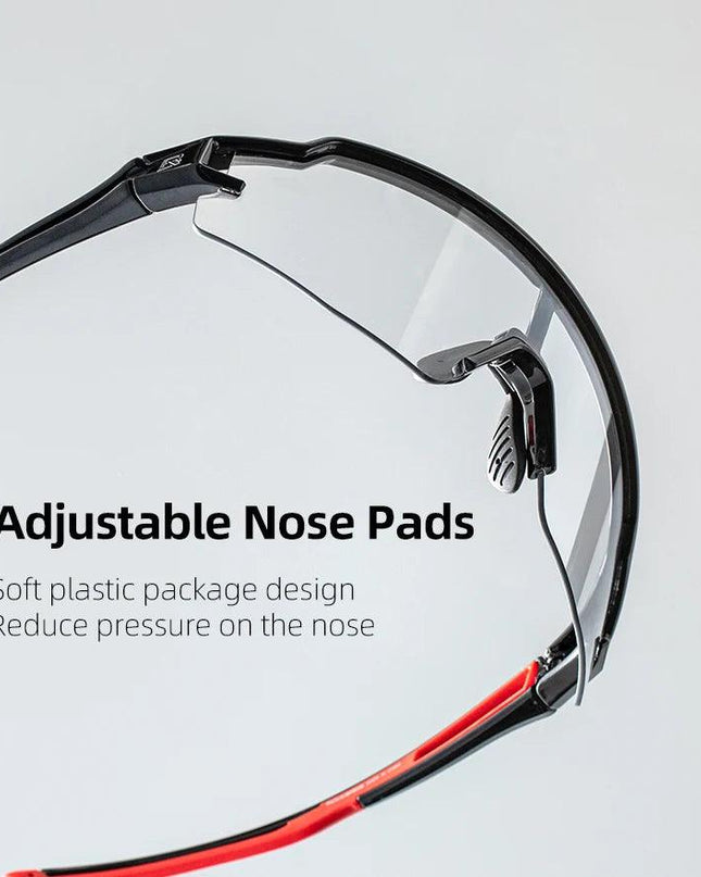 ROCKBROS Cycling Glasses Photochromic Eye Protecting Glasses Glasses Eyewear Goggles Windproof Bicycle Outdoor Sports Sunglasses