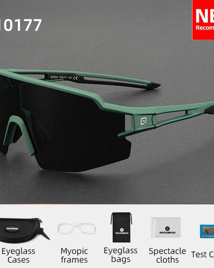 ROCKBROS Cycling Glasses Photochromic Eye Protecting Glasses Glasses Eyewear Goggles Windproof Bicycle Outdoor Sports Sunglasses