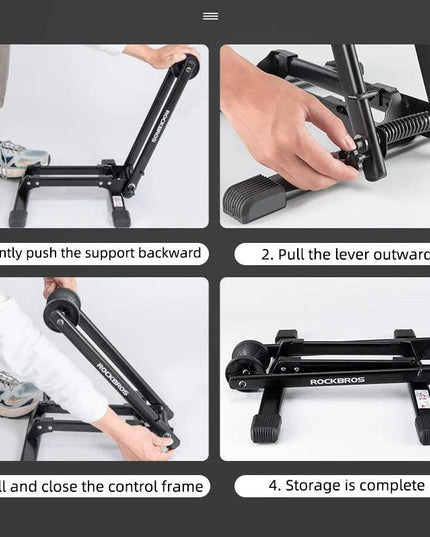 ROCKBROS Bicycle Stand Racks Storage Indoor Floor Bike Parking Stand Road MTB Cycling Support Holder Rack Bike Accessories