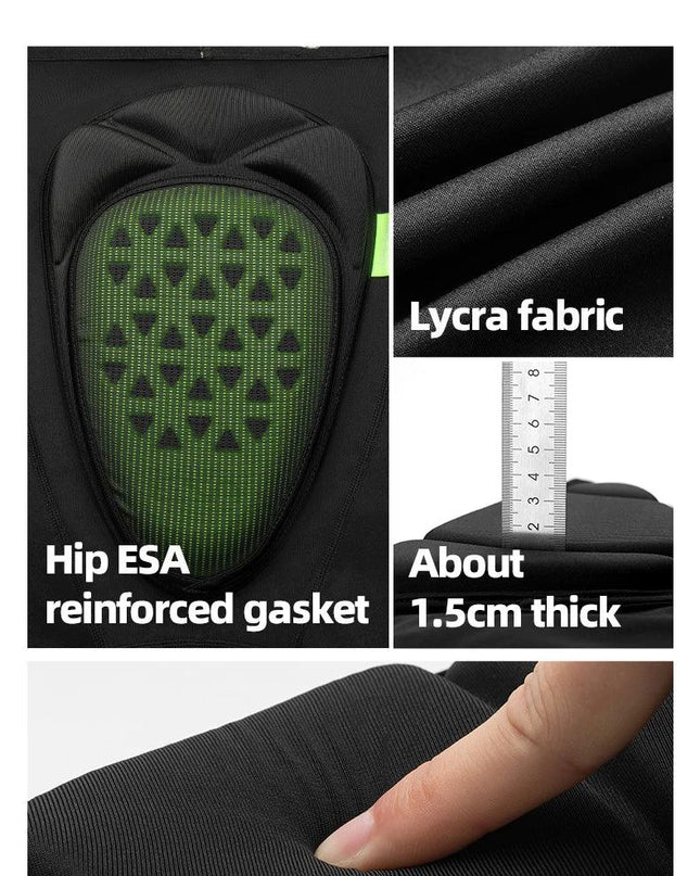 Qunature EVA Padded Ski Hip Protection Pad Safety Ski Hip Protector Snowboard Sports Hip Protective Gear Shock-absorbing