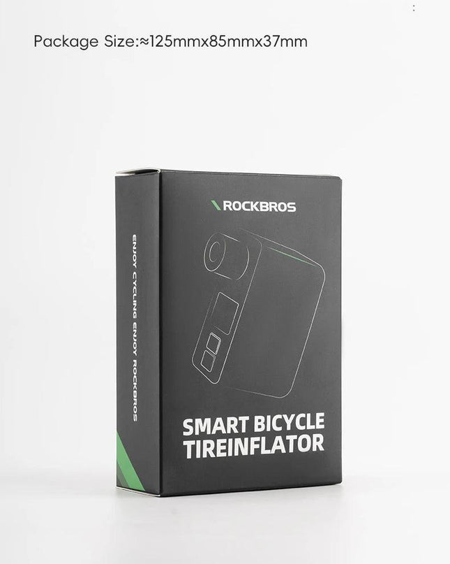 ROCKBROS Bike Air Pump Portable Mini Electric Air Compressor Treasure Type-C With LED Indicator Light Road MTB Accessories