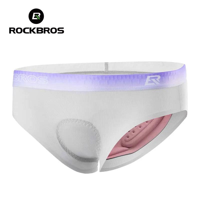 ROCKBROS Women Cycling Underwear Padded Shockproof Mountain MTB Bicycle Shorts Comfortable Underwear Tights Women Shorts