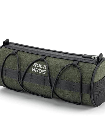 ROCKBROS Bicycle Bag Front Portable Handlebar Pannier 2L Big Capacity Multifunctional Shoulder Bag Reflectice Tube Bike Bag