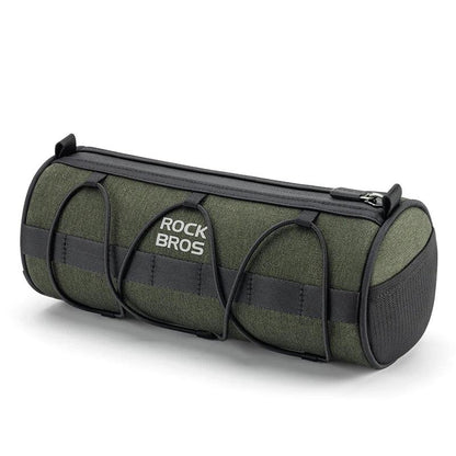 ROCKBROS Bicycle Bag Front Portable Handlebar Pannier 2L Big Capacity Multifunctional Shoulder Bag Reflectice Tube Bike Bag