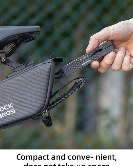 ROCKBROS Bicycle Wrench Set High Strength Multifunctional Portable Bicycle Tire Levers Ratchet Wrench Kit Bike Tire Prying Rod