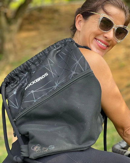 ROCKBROS Men Women Gym Bag Drawstring High Capacity Backpack Outdoor Sports Training Cycling Storage Bag Multipurpose Yoga Bag