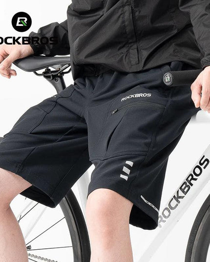 ROCKBROS Cycling Shorts Separable Underwear Shorts MTB Sports Casual Pants Bike Shorts Fitness Breathable Outdoor Ciclismo Pants