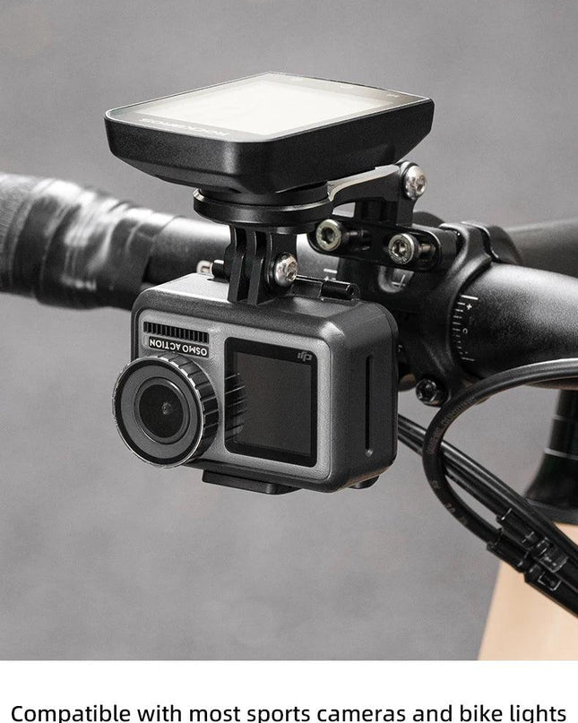ROCKBROS Bike Bracket Front Light Lamp Holder Aluminum Alloy Extension Holder for Bicycle Computer Wahoo Bryton Garmin Bracket