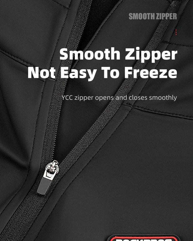 ROCKBROS Cycling Jersey Sets Winter Bicycle Clothes Windproof Thermal Fleece Bike Long Pants Outdoor Fishing Hiking Camping
