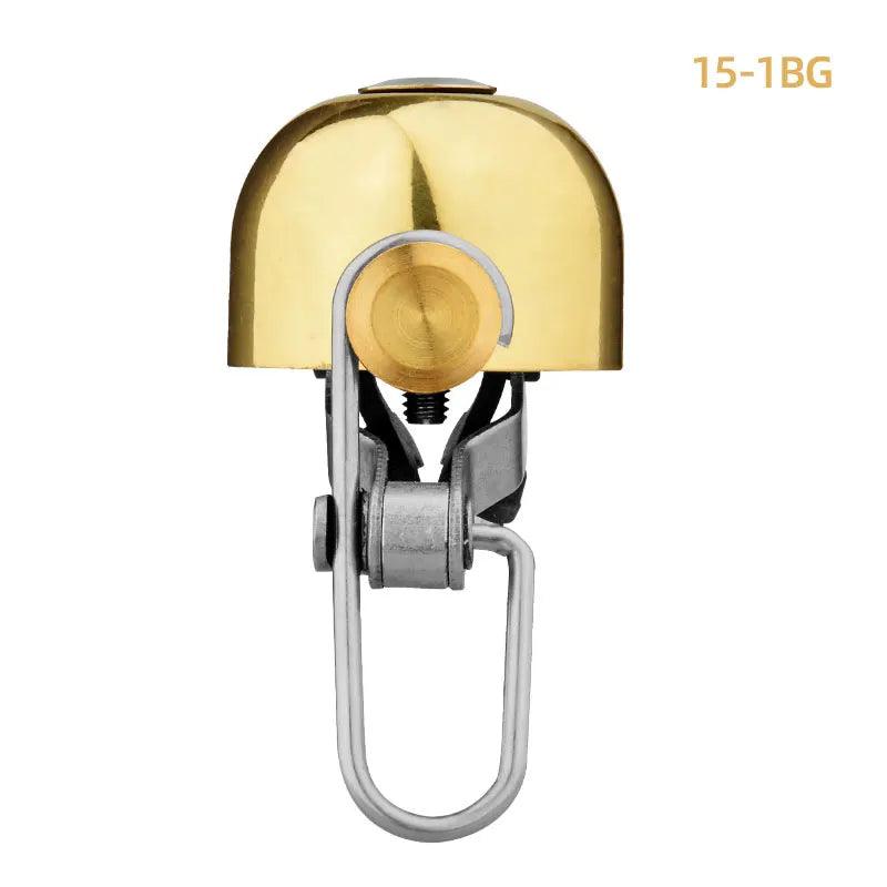 ROCKBROS Bicycle Vintage Brass Bell Ring Clear Sound Quality MTB Road Bike Retro Bell Cycling Children Horn Kid Bike Accessories