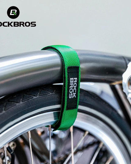 ROCKBROS Bicycle Frame Wheel Fixed Strap For Brompton Folding Bike Body Straps Fixed Belt Ankle Leg Pants Strap Outdoors