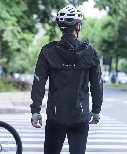 ROCKBROS Cycling Jacket Bicycle Men Jersey Breathable Clothing MTB Women Windproof Reflective Quick Dry Coat Sports Equipment