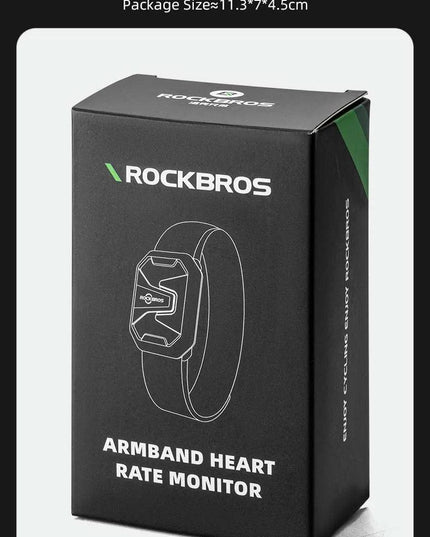 ROCKBROS Heart Rate Strap AND Bluetooth Chest Strap Arm Wrist Strap Training Heart Rate Monitor Magnetic Charging Technology