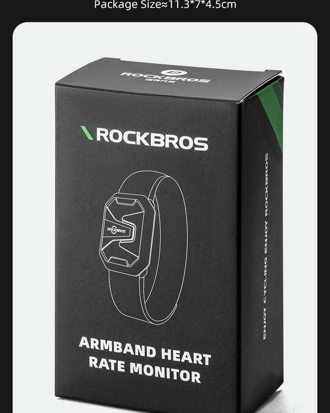 ROCKBROS Heart Rate Strap AND Bluetooth Chest Strap Arm Wrist Strap Training Heart Rate Monitor Magnetic Charging Technology