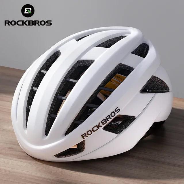 ROCKBROS Cycling Helmet Ultralight Fashion Breathable MTB Road Bicycle Helmet Men Women Suit 54-62CM Racing Bike Equipments ﻿