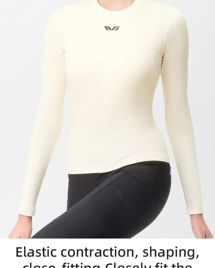 ROCKBROS TVI Series Thermal Underwear Lightweight Fleece Long Sleeve Innerwear Autumn Winter Women Tight Underwear Cycling Wear