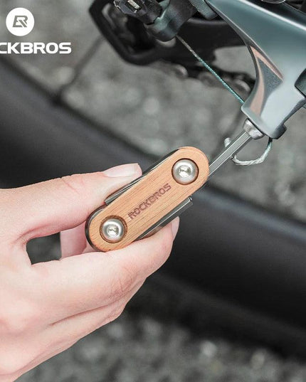 ROCKBROS 8 in 1 Bicycle Repair Tool Portable Bike Bicycle Screwdriver Repair Cycling Tool Mountain Bike Wrench Multi Tools