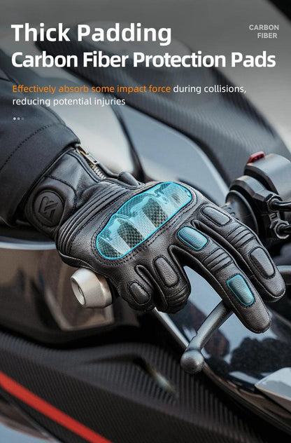 ROCKBROS Gloves Full Finger Racing Gloves Motorcycle Tactical Gloves Touch Screen Outdoor Sports Protection Cycling Bike Gloves