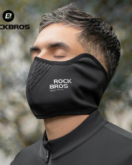 ROCKBROS Warmer Face Mask Windproof Motorcycle Fleece Sport Scarf Outdoor Face Protection Balaclava Bicycle Running Cycling Cap