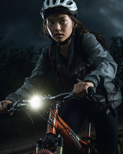 ROCKBROS Bike Light 1500LM/1000LM Aluminum Alloy Type-C Charging Smart Front Lights Hanging Version LED Lamp Cycling Headlights