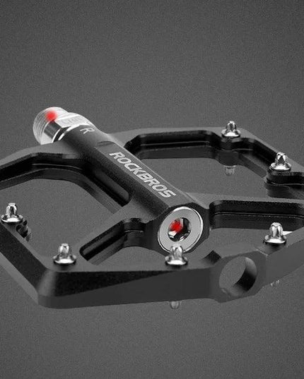 ROCKBROS Bike Pedals Aluminum Alloy Anti-slip Bicycle Pedals Ultralight Sealed Bearing One-piece MTB Road Mountain Cycling Pedal