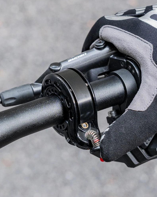 ROCKBROS Bicycle Bell MTB Road Cycling Horn Bike Handlebar Bell Q-Type Hidden Bell Safety Rainproof Anti-Slip Bike Accessories