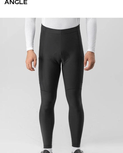 ROCKBROS Cycling Pants Thermal Fleece Winter 3D Padded Riding Leggings Tights Reflective Breathable Mountain Bike Sport Trousers