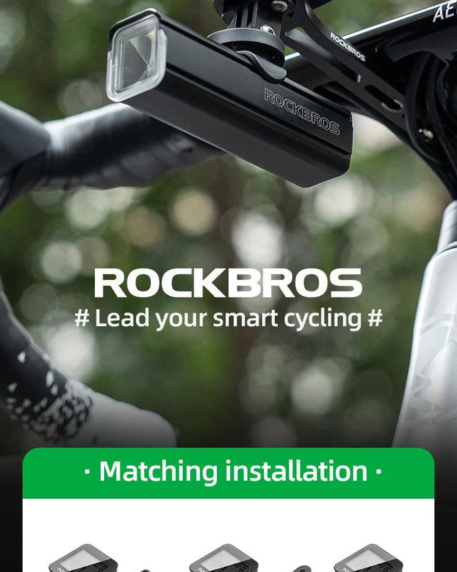ROCKBROS Bike Computer GPS Speedometer Road Bike MTB Waterproof Automatic Digital Stopwatch Cycling Odometer Cycling Computer