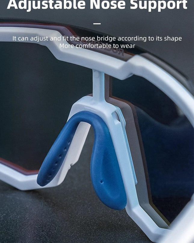 ROCKBROS Cycling Glasses Photochromic Bike Glasses UV400 Protection Sunglasses Skiing Fishing Eyewear MTB Road Bicycle Goggles